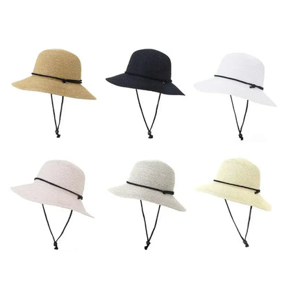Korean Dome Basin Breathable Straw Sun Hat