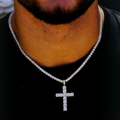 Galore 3MM CZ Tennis Chain & Pendant Bundle