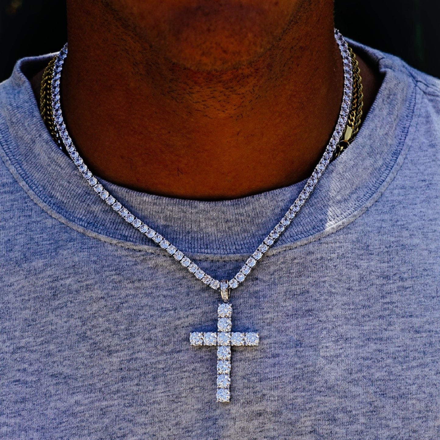 Galore 3MM CZ Tennis Chain & Pendant Bundle