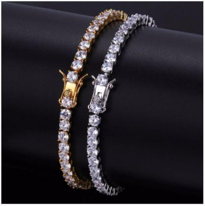 Sparkle 4MM 925 Silver CZ Tennis Bracelet