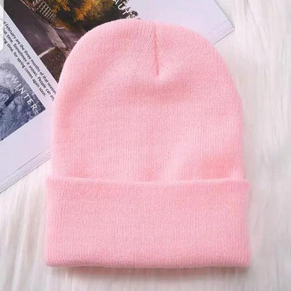 Candy Color Knit Beanie Hat | Unisex