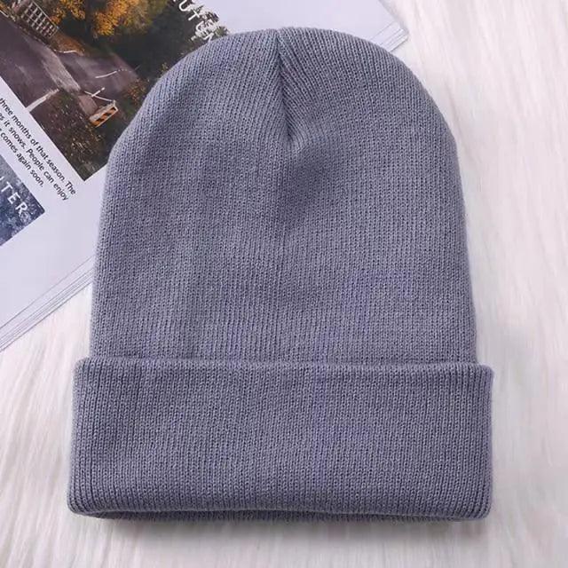 Candy Color Knit Beanie Hat | Unisex