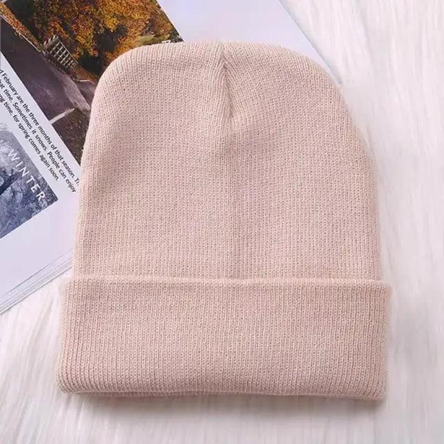Candy Color Knit Beanie Hat | Unisex