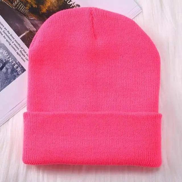 Candy Color Knit Beanie Hat | Unisex