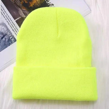 Candy Color Knit Beanie Hat | Unisex