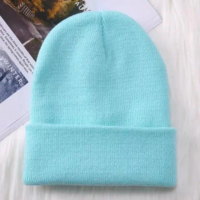 Candy Color Knit Beanie Hat | Unisex