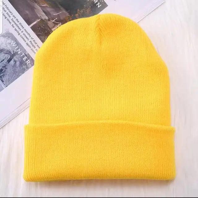 Candy Color Knit Beanie Hat | Unisex