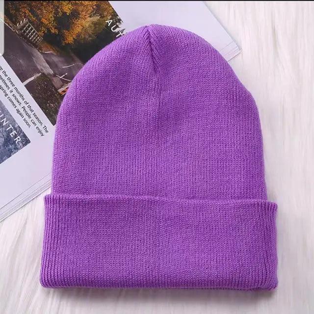 Candy Color Knit Beanie Hat | Unisex