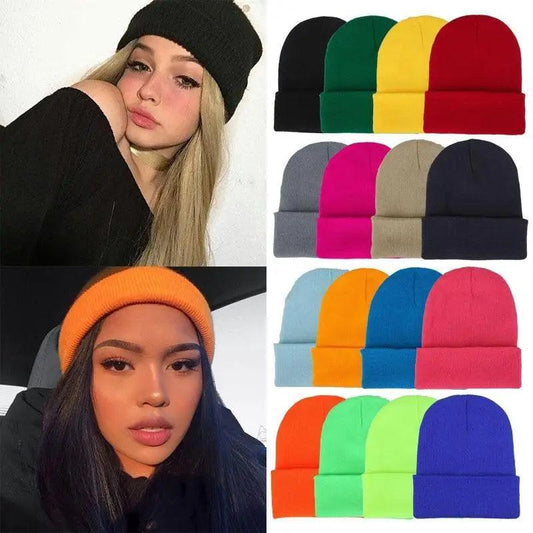 Slouchy Knit Beanie Hat | Unisex
