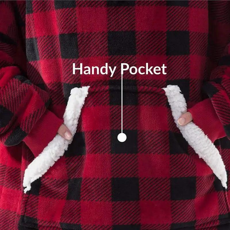 Oversized Wearable Blanket Hoodie