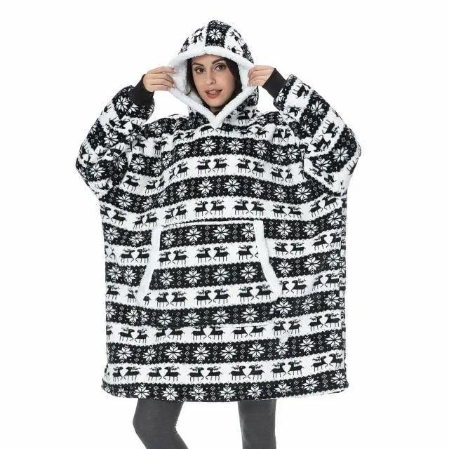 Oversized Wearable Blanket Hoodie