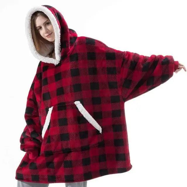 Oversized Wearable Blanket Hoodie