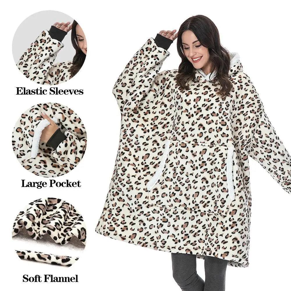 Oversized Wearable Blanket Hoodie