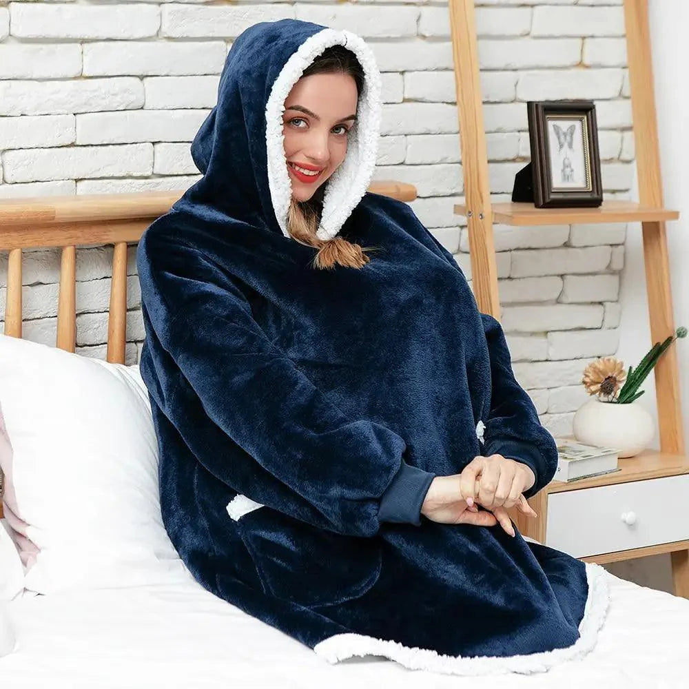 Oversized Wearable Blanket Hoodie
