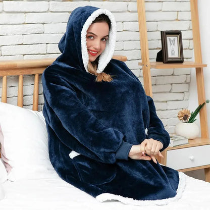 Oversized Wearable Blanket Hoodie