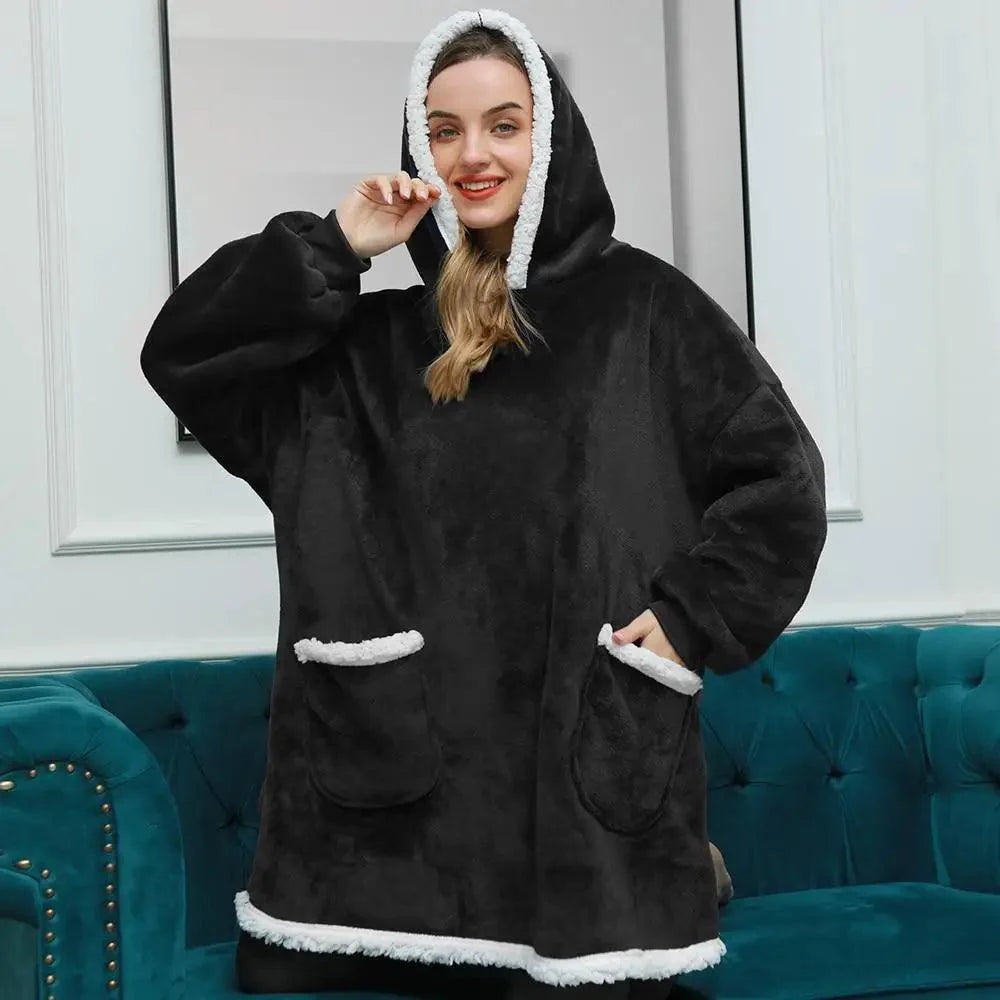 Oversized Wearable Blanket Hoodie