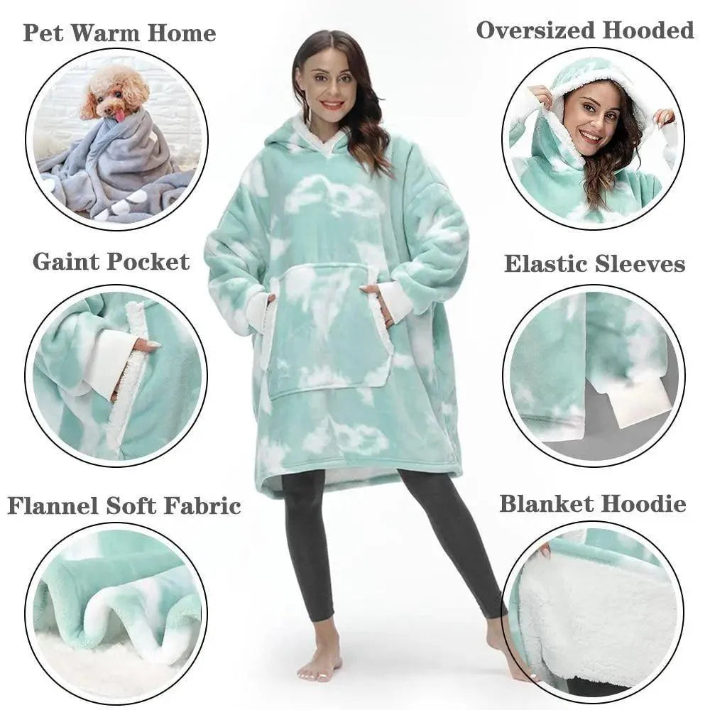 Oversized Wearable Blanket Hoodie