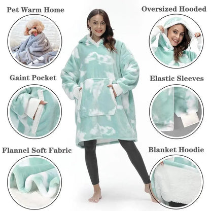 Oversized Wearable Blanket Hoodie