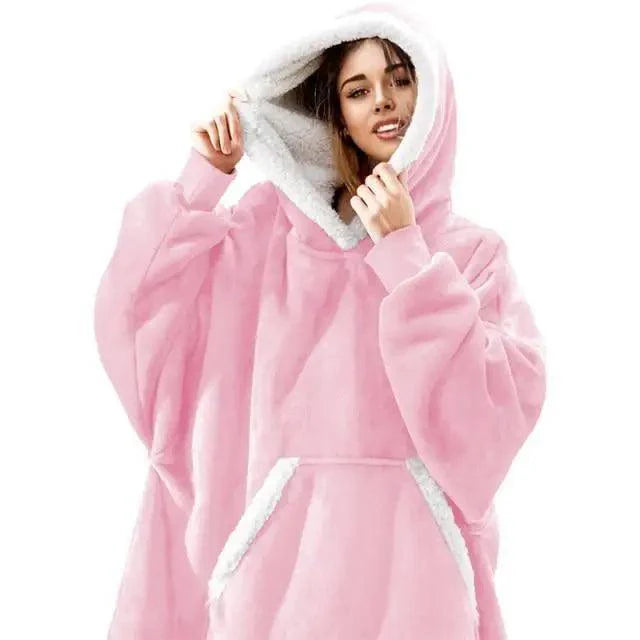 Oversized Wearable Blanket Hoodie