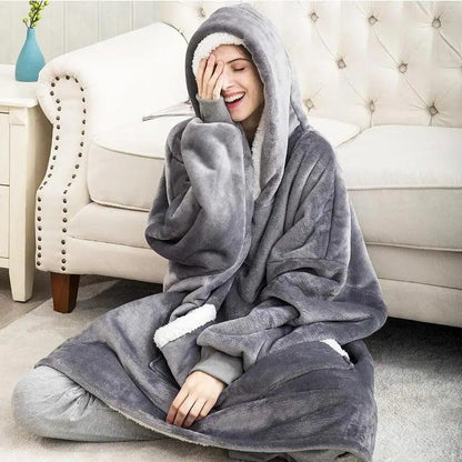 Oversized Wearable Blanket Hoodie