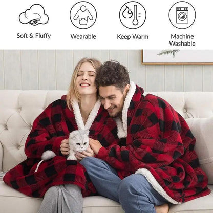 Oversized Wearable Blanket Hoodie