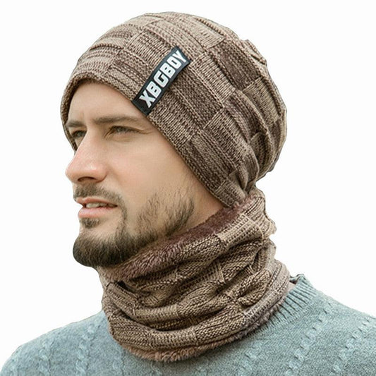 Winter Knit Beanie & Neck Gaiter Set