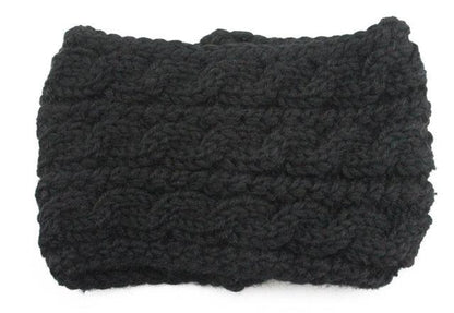 Knit Crochet Ear Warmer Headband