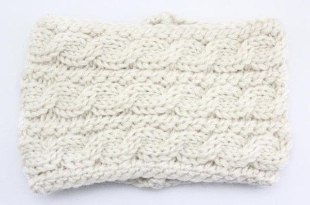 Knit Crochet Ear Warmer Headband