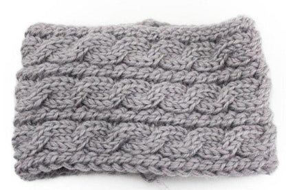 Knit Crochet Ear Warmer Headband