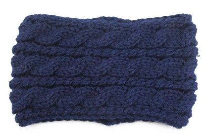 Knit Crochet Ear Warmer Headband