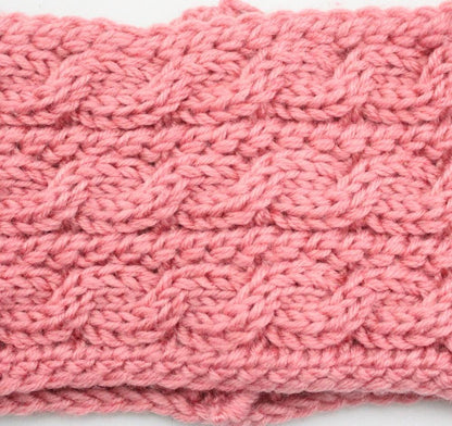 Knit Crochet Ear Warmer Headband