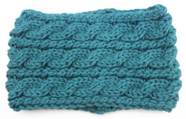 Knit Crochet Ear Warmer Headband